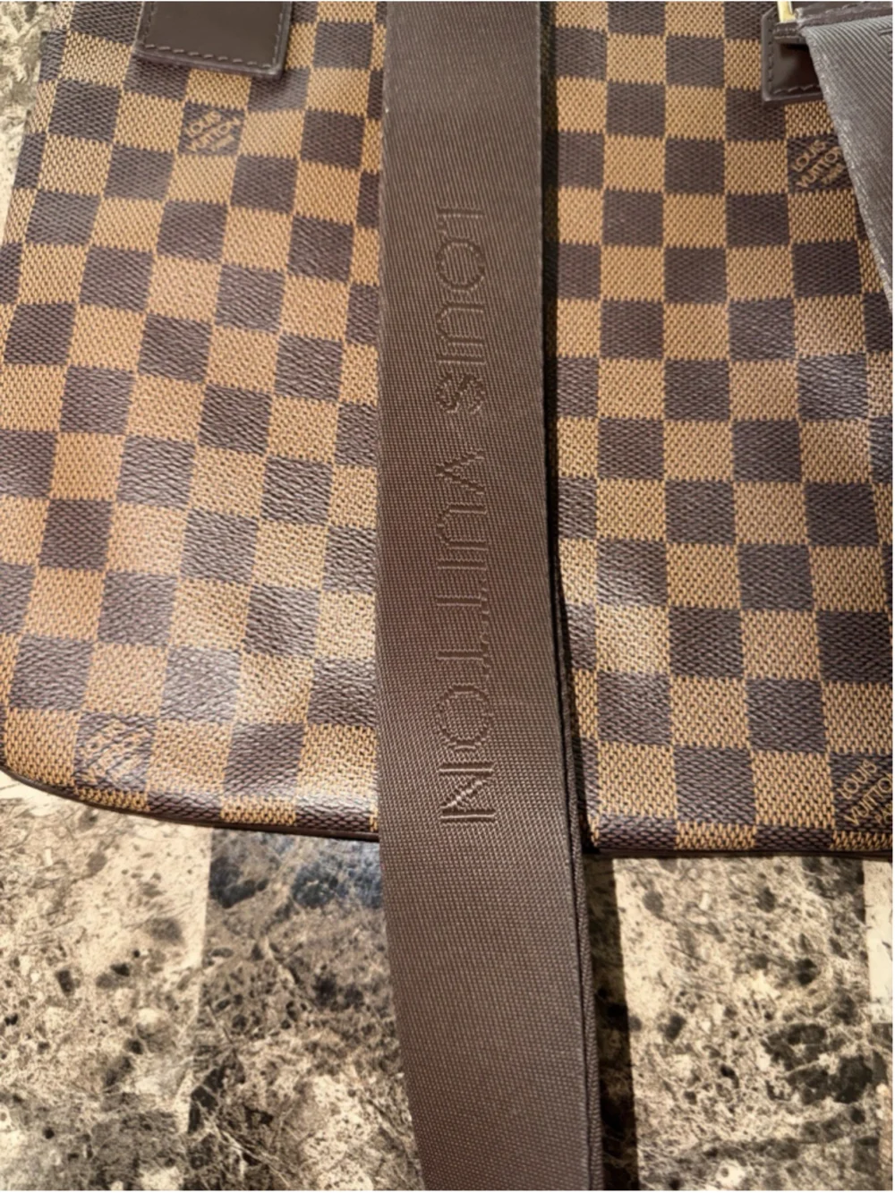 Louis Vuitton Bosphore Pochette Damier Brown